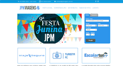 Desktop Screenshot of jpmviagens.com.br